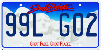 SD license plate 99LG02