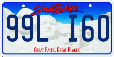 SD license plate 99LI60