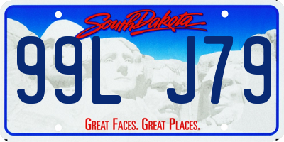 SD license plate 99LJ79