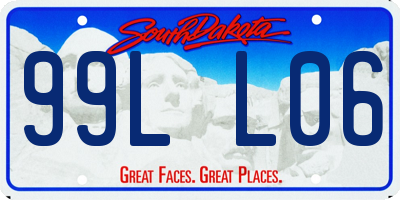 SD license plate 99LL06