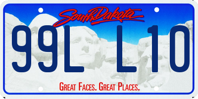 SD license plate 99LL10