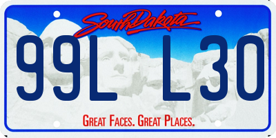 SD license plate 99LL30