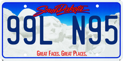 SD license plate 99LN95
