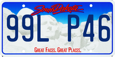 SD license plate 99LP46