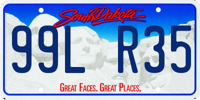 SD license plate 99LR35