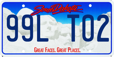 SD license plate 99LT02