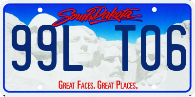 SD license plate 99LT06