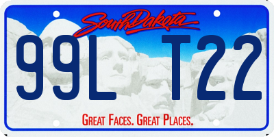 SD license plate 99LT22