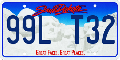 SD license plate 99LT32