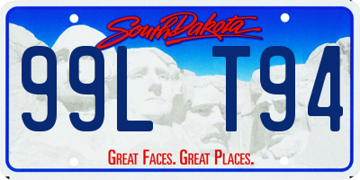 SD license plate 99LT94