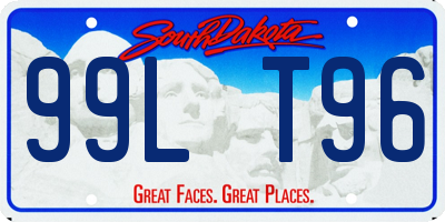 SD license plate 99LT96