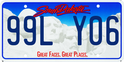 SD license plate 99LY06