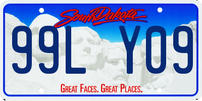 SD license plate 99LY09