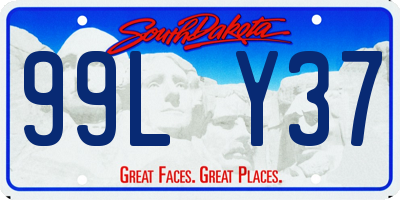 SD license plate 99LY37