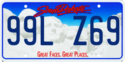 SD license plate 99LZ69