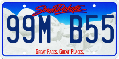 SD license plate 99MB55