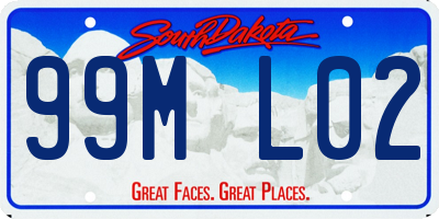 SD license plate 99ML02