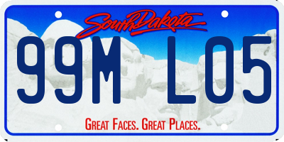 SD license plate 99ML05