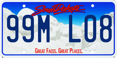 SD license plate 99ML08