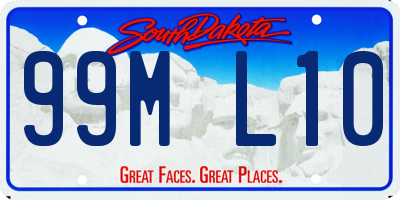 SD license plate 99ML10