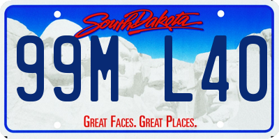 SD license plate 99ML40