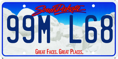 SD license plate 99ML68