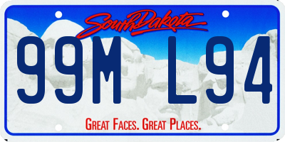 SD license plate 99ML94