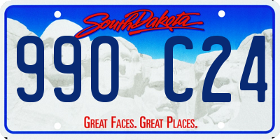 SD license plate 99OC24