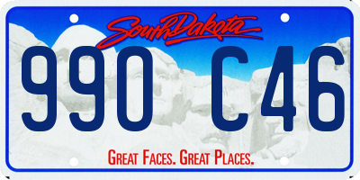 SD license plate 99OC46