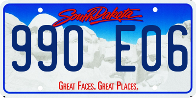 SD license plate 99OE06