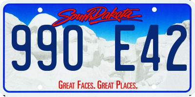 SD license plate 99OE42