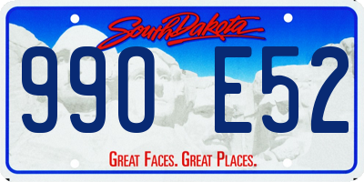 SD license plate 99OE52