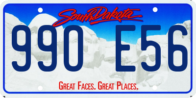 SD license plate 99OE56