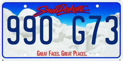 SD license plate 99OG73