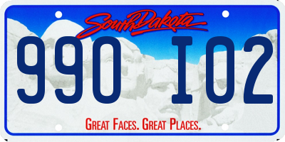 SD license plate 99OI02