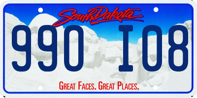 SD license plate 99OI08