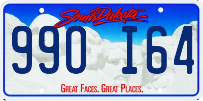 SD license plate 99OI64