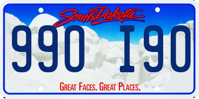 SD license plate 99OI90