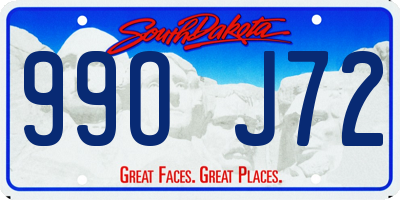 SD license plate 99OJ72