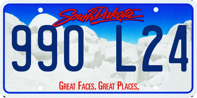 SD license plate 99OL24