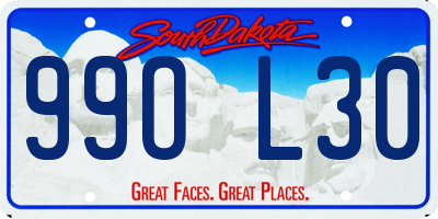 SD license plate 99OL30