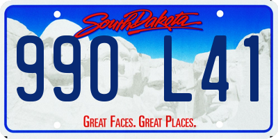 SD license plate 99OL41
