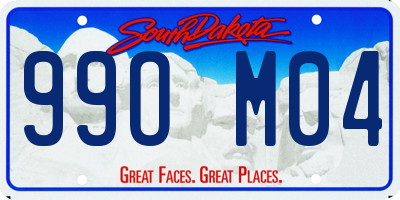 SD license plate 99OM04