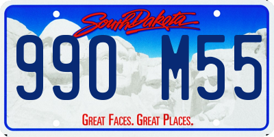 SD license plate 99OM55