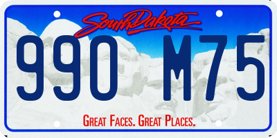 SD license plate 99OM75