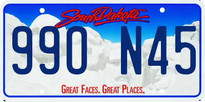 SD license plate 99ON45