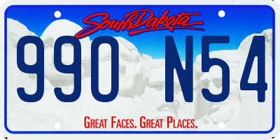 SD license plate 99ON54