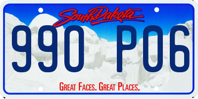 SD license plate 99OP06