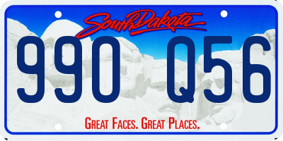 SD license plate 99OQ56