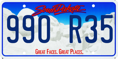 SD license plate 99OR35